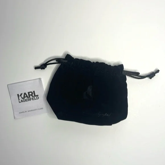 Karl Lagerfeld Silhouette Choupette Stud Earrings - Picture 3 of 4